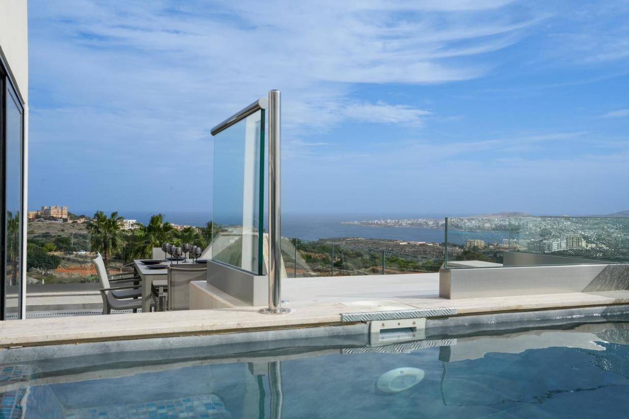 شقة Lux Sea&Country Views With Pool المليحة المظهر الخارجي الصورة