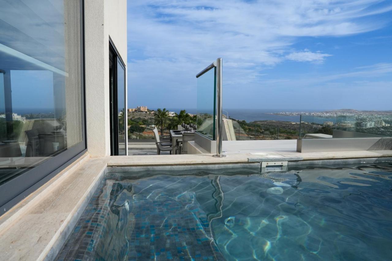 شقة Lux Sea&Country Views With Pool المليحة المظهر الخارجي الصورة